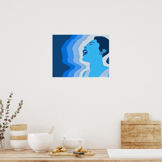 Billis Blues Poster (Küche)