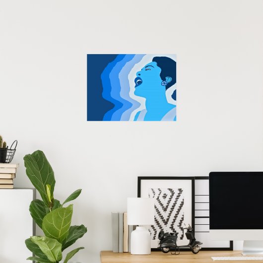 Billis Blues Poster (Heimbüro)