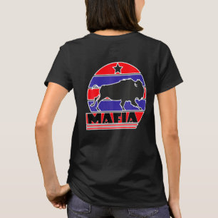 Bills Fan Mafia für Buffalo Fan Vintag Retro Foot T-Shirt