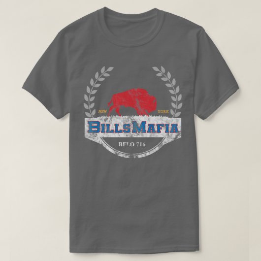 Bills Mafia 716 Buffalo New York BFLO T-Shirt (Design vorne)