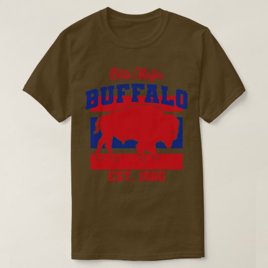 Bills Mafia Buffalo Est 1960 T-Shirt (Design vorne)