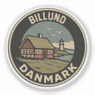 Billund, Dänemark Danmark Aufkleber