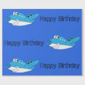 Billy Blue Geschenkpapier (Flach)