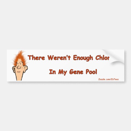 Billy-Bob-Gen-Pool Autoaufkleber (Vorne)