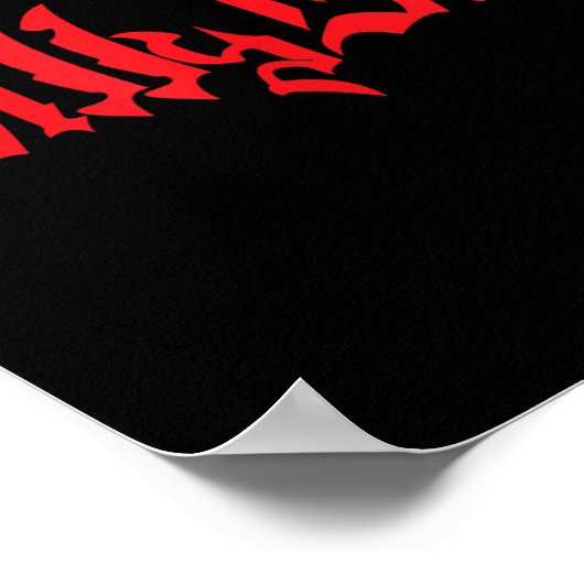 Billy Bob _ Tattoo _ Name Poster (Ecke)