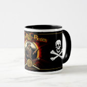 Billy Bones Pirate Coffee Tasse (VorderseiteRechts)