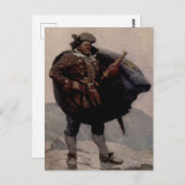 Billy Bones Pirate Painting von NC Wyeth Postkarte (Vorne/Hinten)