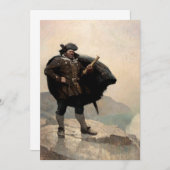 Billy Bones, Treasure Island von N. C. Wyeth Einladung (Vorne/Hinten)