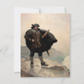 Billy Bones, Treasure Island von N. C. Wyeth Mitteilungskarte (Vorderseite)