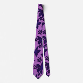 Billy Bong Hawaiian - Island Poppy Satin Neck Tie Krawatte