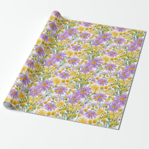 Billy Buttons und Daisy Blues Geschenkpapier