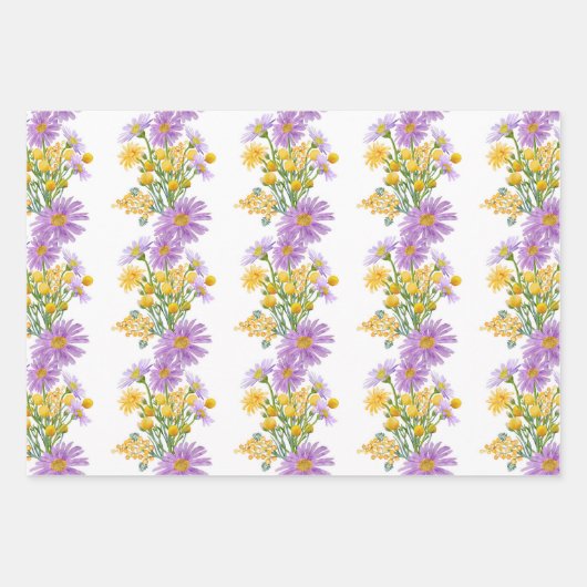 Billy Buttons und Daisy Blues Geschenkpapier Set (Vorderseite 2)