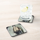 Billy das Kind (farbiger Stich) Getränkeuntersetzer (Rechte Seite)