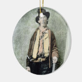 Billy das Kind (farbiger Stich) Keramikornament (Links)