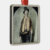 Billy das Kind (farbiger Stich) Silbernes Ornament (Rechts)