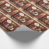 Billy, das Kind? Funny Goat Cartoon Geschenkpapier (Ecke)