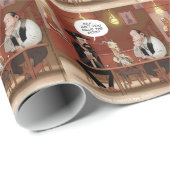 Billy, das Kind? Funny Goat Cartoon Geschenkpapier (Rolleneckpunkt)