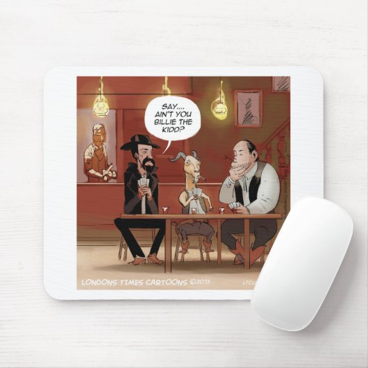 Billy, das Kind? Funny Goat Cartoon Mousepad (Mit Mouse)