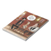 Billy, das Kind? Funny Goat Cartoon Notizblock (Rotiert)