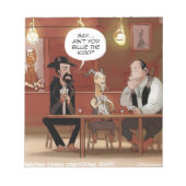 Billy, das Kind? Funny Goat Cartoon Notizblock (Vorderseite)