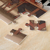 Billy, das Kind? Funny Goat Cartoon Puzzle (Seite)