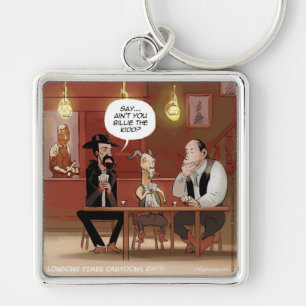 Billy, das Kind? Funny Goat Cartoon Schlüsselanhänger