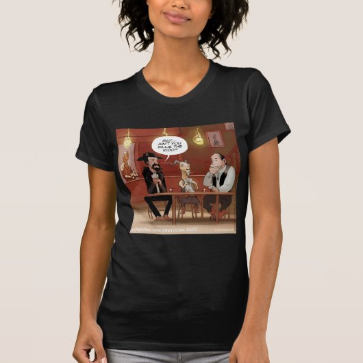 Billy, das Kind? Funny Goat Cartoon T-Shirt (Vorderseite)