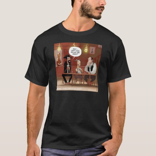 Billy, das Kind? Funny Goat Cartoon T-Shirt (Vorderseite)