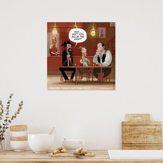 Billy, das Kind? Funny Goat Poster (Küche)