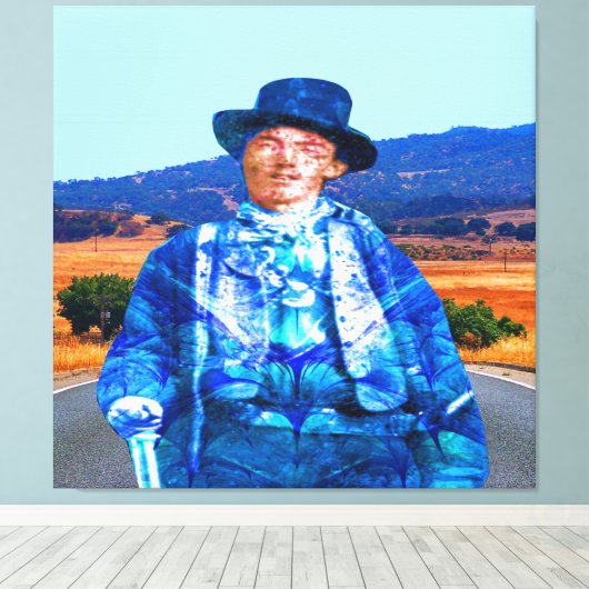 Billy das Kind Leinwanddruck (Insitu (Holzboden))