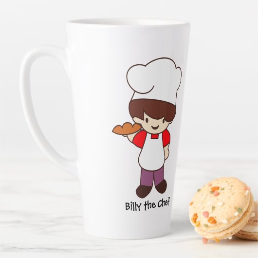 Billy der Chef Masterchef Druck Latte Tasse (Beispiel)