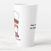 Billy der Chef Masterchef Druck Latte Tasse (Vorderseite)