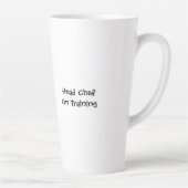 Billy der Chef Masterchef Druck Latte Tasse (Rechts)