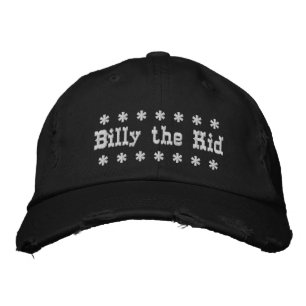 Billy der Kid I bestickte Hut