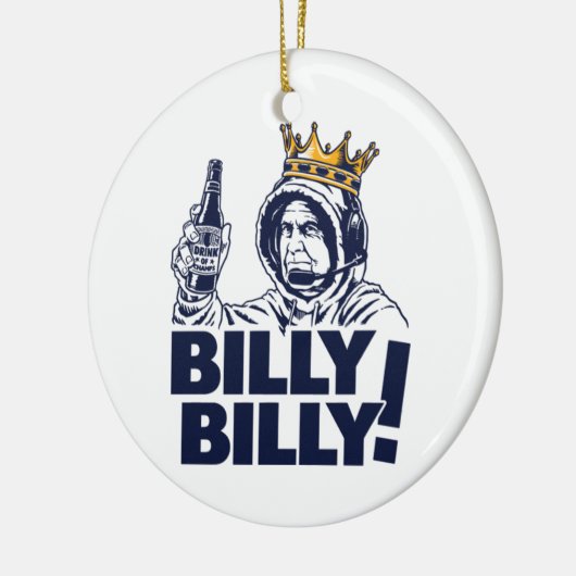 Billy! Extra Groß Keramik Ornament (Links)