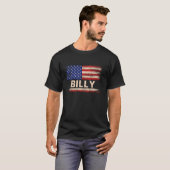 Billy First Name Shirt Billy Name American Flag (Vorne ganz)