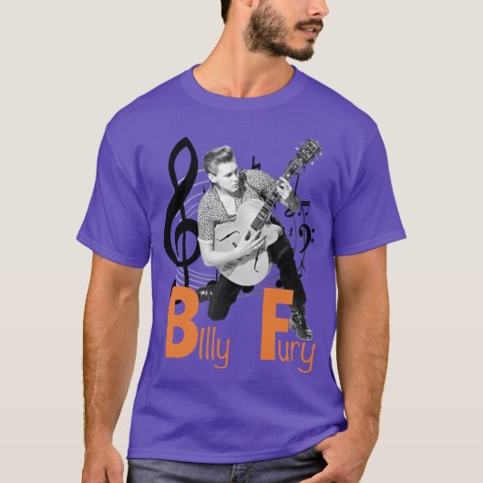Billy Fury beat retro friends T-Shirt (Vorderseite)
