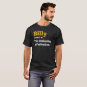 Billy Gift Name Personalisiert Geburtsname Definit T-Shirt (Vorne ganz)