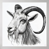 Billy Goat - Art Print Poster (Vorne)