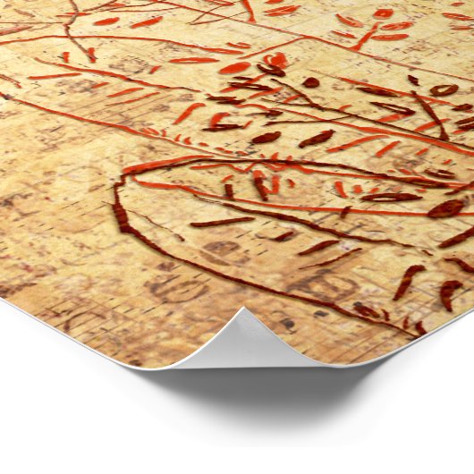 Billy Goat & Butterflies Poster (Ecke)