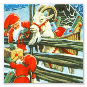 "Billy Goat Helper" von Jenny Nystrom Fotodruck