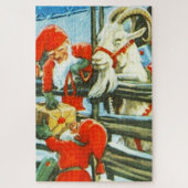 "Billy Goat Helper" von Jenny Nystrom Puzzle (Vertikal)