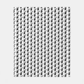 Billy Goat Potato Print Fleecedecke (Vorderseite)