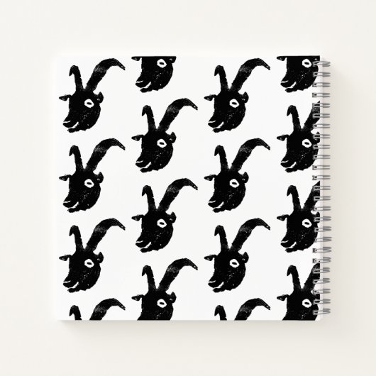 Billy Goat Potato Print Notizblock (Rückseite)