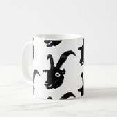 Billy Goat Potato Print Pattern Kaffeetasse (Vorderseite Links)