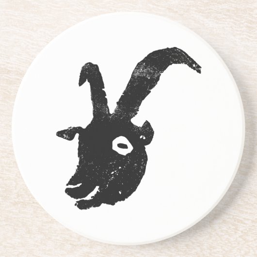 Billy Goat Potato Print Untersetzer (Vorne)