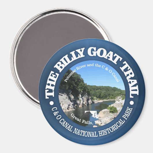 Billy Goat Trail Magnet (Vorderseite/Rückseite)