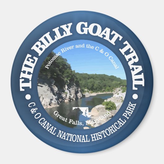 Billy Goat Trail Magnet (Vorne)