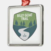 Billy Goat Trail Maryland Ornament Aus Metall (Links)