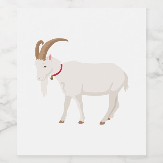 Billy Goat Weinetikett (Einzelnes Label)